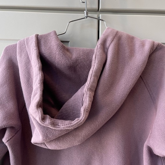 CLOSED distressed lilac patchwork hoodie jacket Medium Streetwear Coastal - Picture 6 of 7